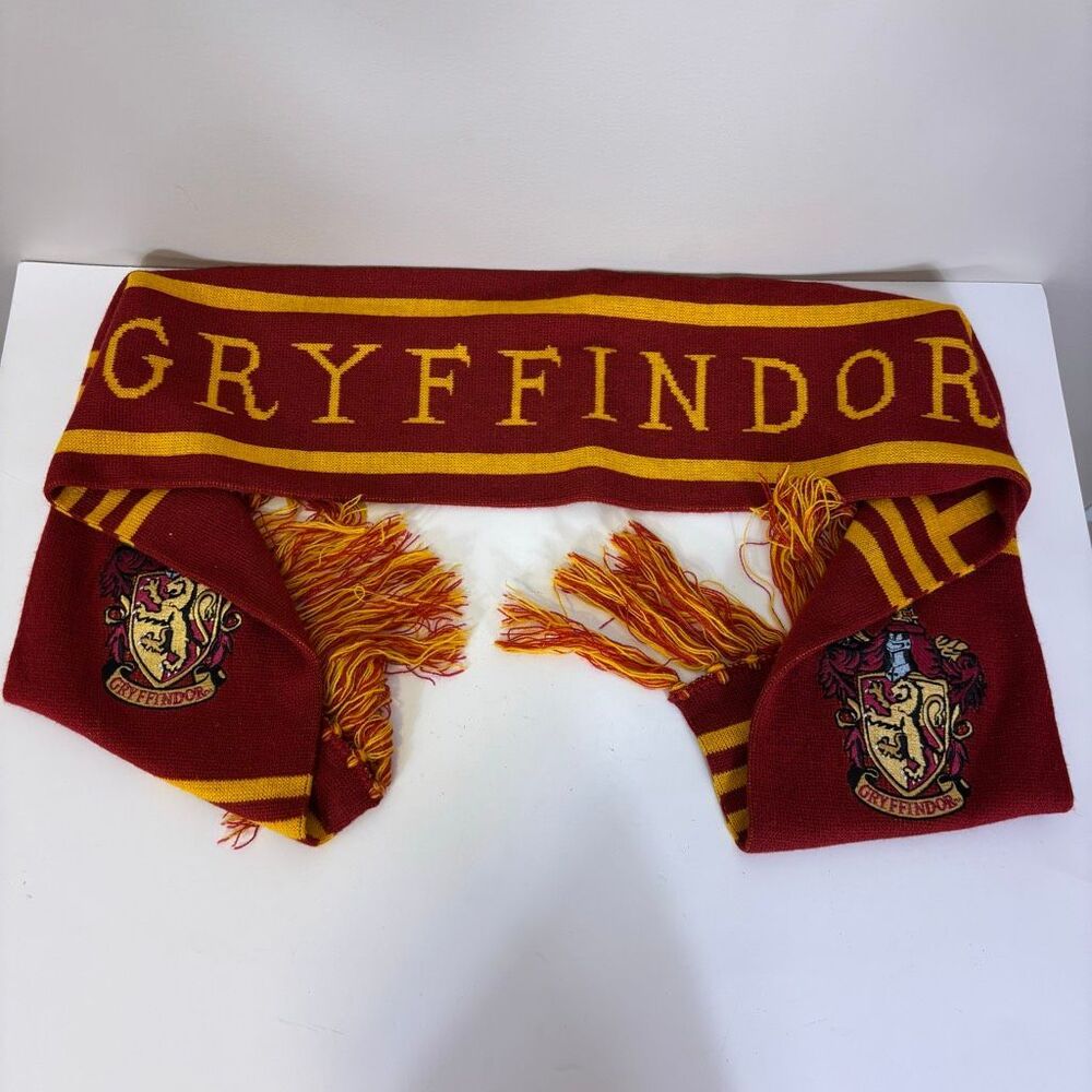 Harry Potter Gryffindor Maroon and Yellow Winter‎ Scarf Unisex